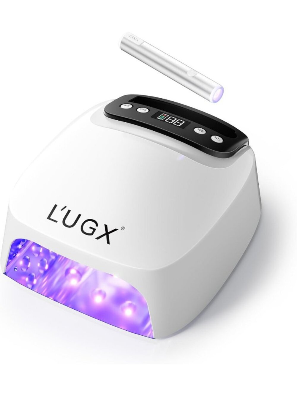 Rechargeable 2-in-1 UV LED Nail Lamp for Gel Nails - Portable & Fast Drying